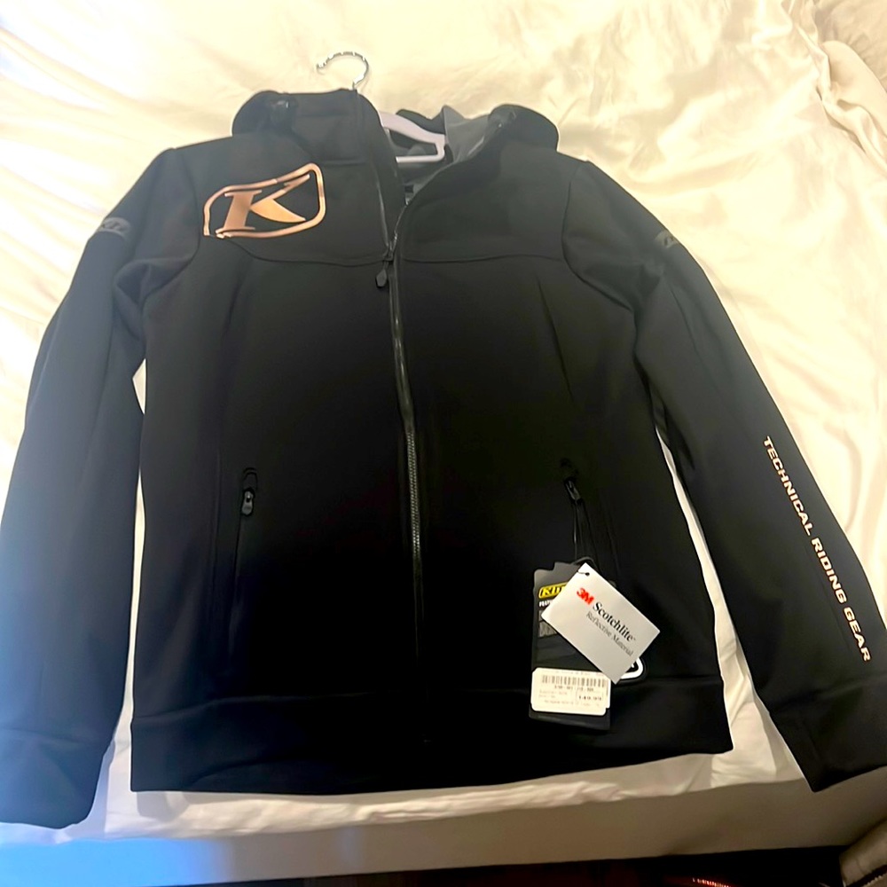 KLIM X-Small Women’s Evolution Hoodie Black and Rose Gold.